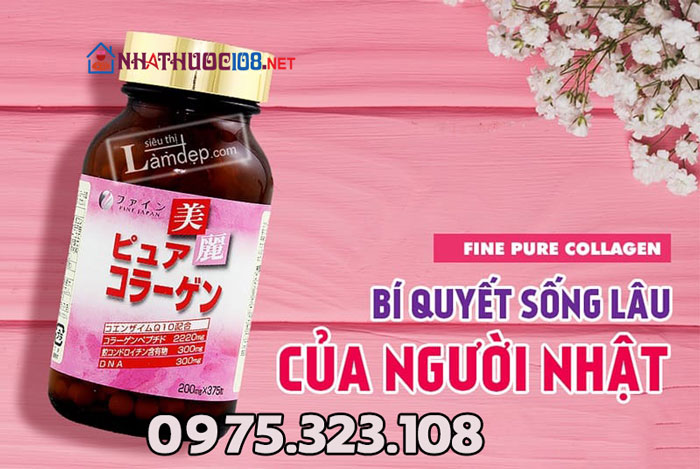Giới thiệu về viên uống Fine Pure Collagen Nhật Bản